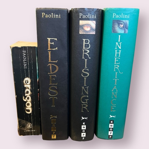 The Eragon 4 book series - Christopher Paolini 
1 paperback, 3 hardcovers - Picture 1 of 16